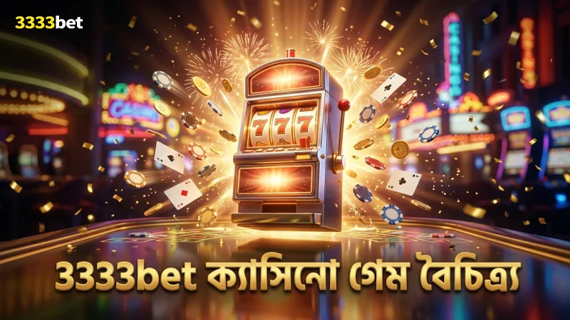3333bet ক্যাসিনোর বিভিন্ন গেমের বৈচিত্র্য ও মান নিশ্চিত করে।