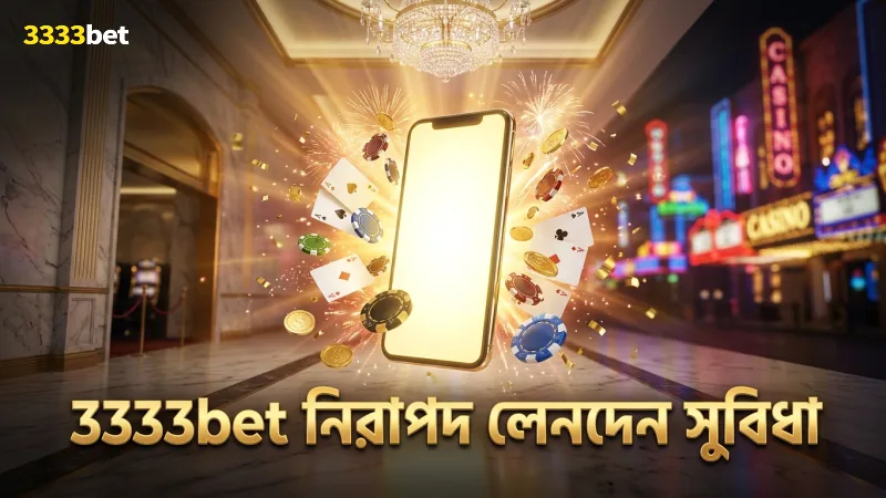 নিরাপদ লেনদেন এবং দ্রুত উত্তোলনের জন্য 3333bet প্ল্যাটফর্ম বিশ্বস্ত।