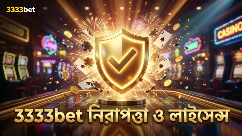 লাইসেন্স ও দায়িত্বশীল গেমিং নীতির মাধ্যমে 3333bet খেলোয়াড়দের নিরাপত্তা নিশ্চিত করে।