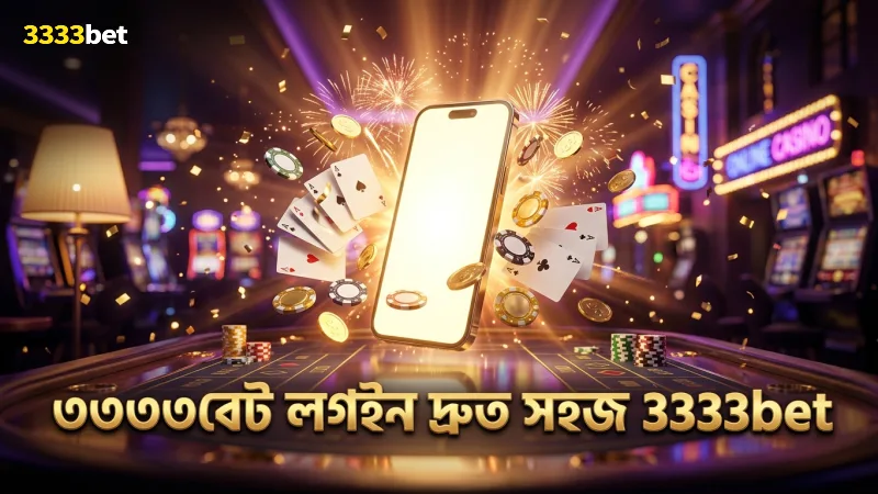 ৩৩৩৩বেট লগইন দ্রুত ও সহজ ধাপ অনুসরণ করুন