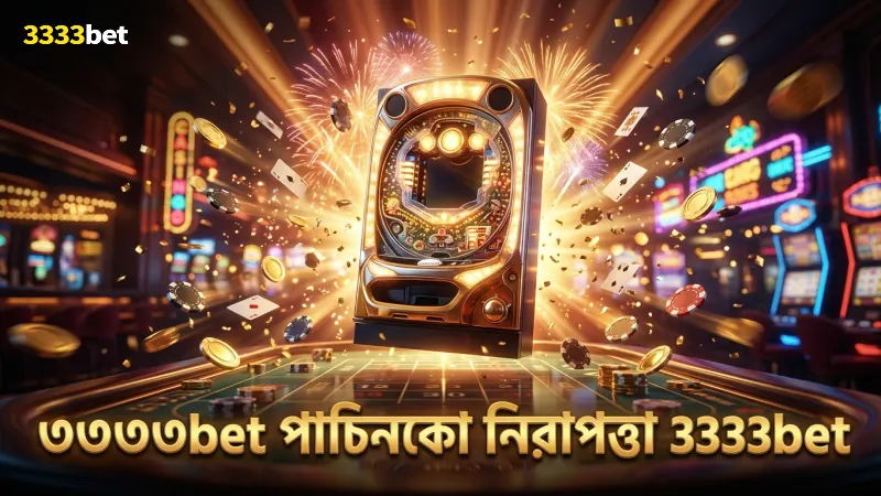 পাচিনকো বোনাসে ৩৩৩৩bet নিরাপত্তা মান বজায় রাখে