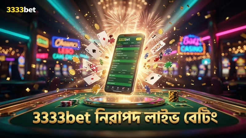 নিরাপদ লাইভ বেটিং স্লিপ ব্যবহারে 3333bet বিশ্বস্ততা প্রদান করে