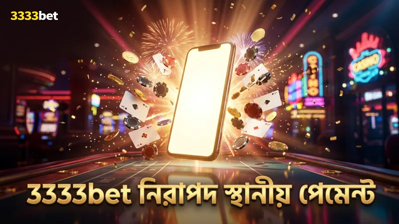 3333bet-এ স্থানীয় পেমেন্ট পদ্ধতির নিরাপদ লেনদেন নিশ্চিত।