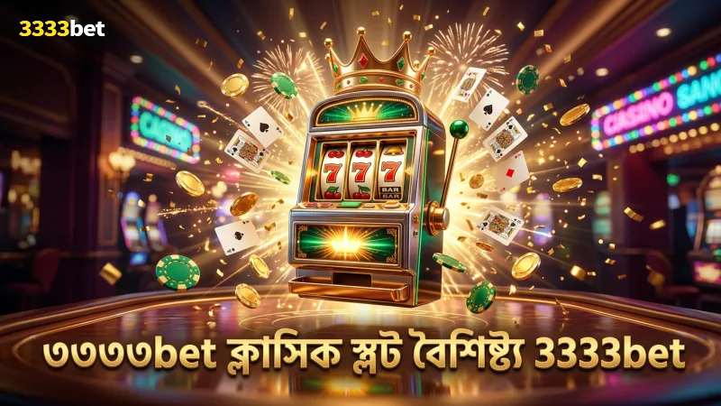 ক্লাসিক স্লটে পে-লাইন ও গেমপ্লে বৈশিষ্ট্যের উপর ৩৩৩৩bet এর দৃষ্টি।