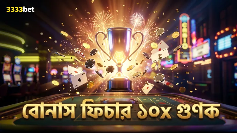 ১০x গুণক বৃদ্ধিসহ বোনাস ফিচারের সীমাবদ্ধতা