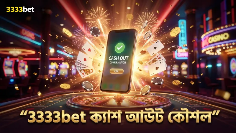 সঠিক ক্যাশ আউট কৌশল ব্যবহারে বাজির ঝুঁকি কমায় 3333bet